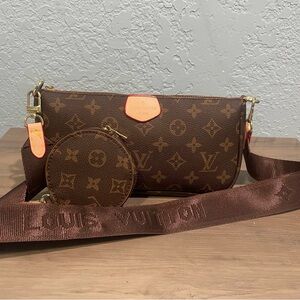 Elegant Monogram Crossbody Bag